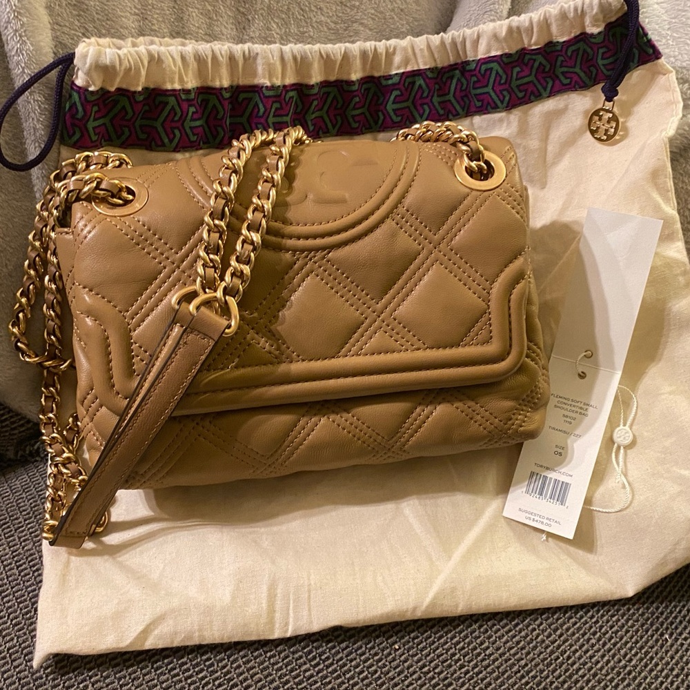 Tory Burch Soft Fleming Small Convertible Shoulder Bag